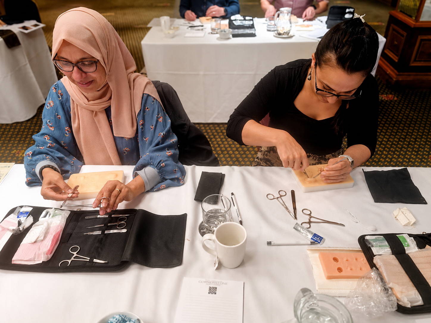Hands-on minor surgery skills practice